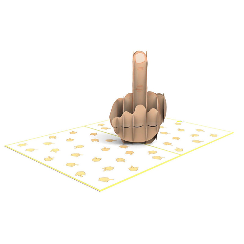 Something Special Just For Youy Middle Finger Pop Up Card