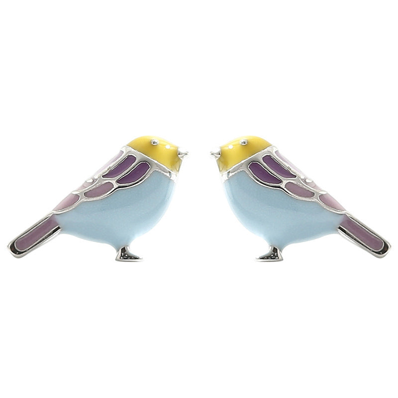 Tiny Bird Earrings