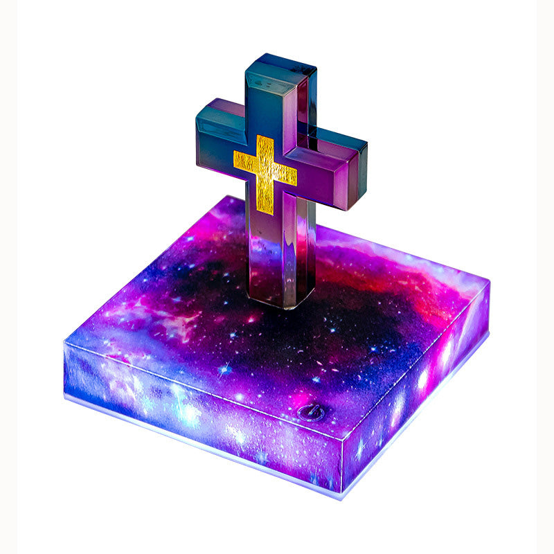 Magnetic Levitating Lamp Floating Cross
