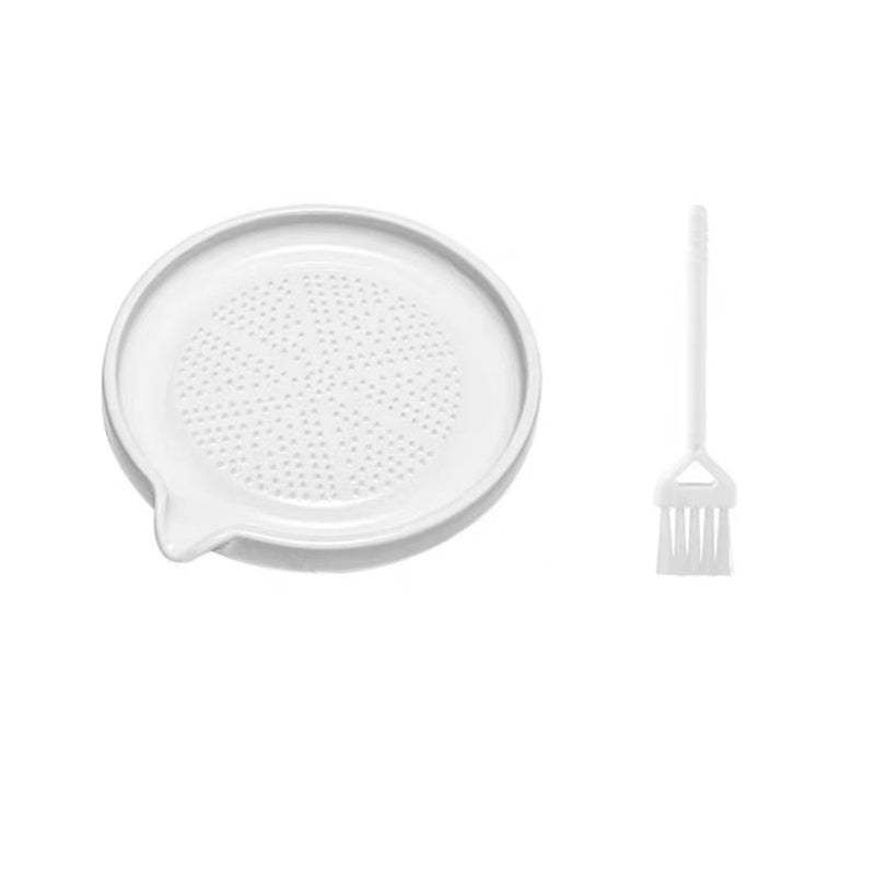 Ceramics Grater Plate with brush