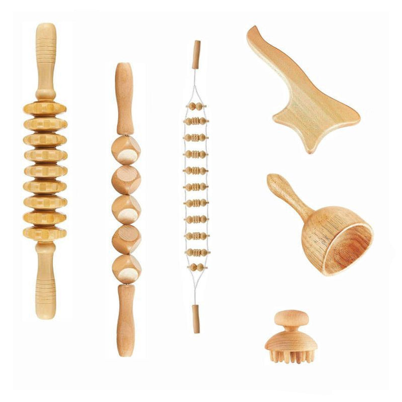Beech Wood Massage Set