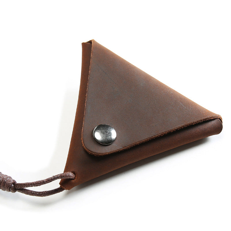 Distressed Leather Coin Purse