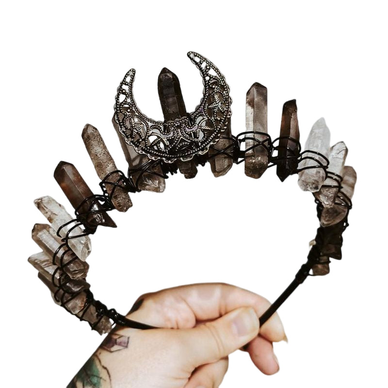 Crystal crown tiara