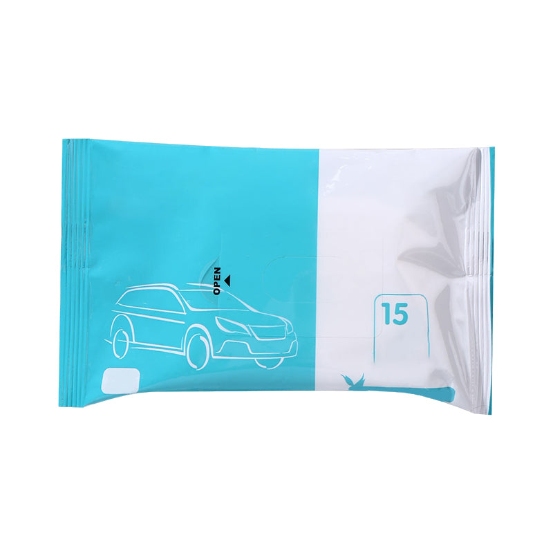 Wipes for removing oil films on car glass