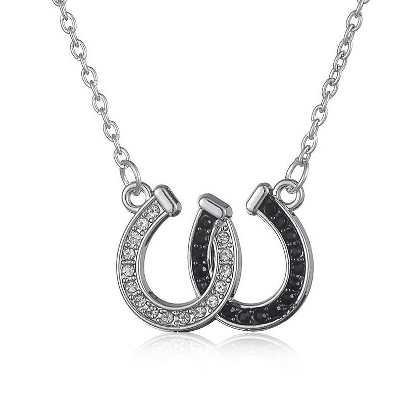 Double Horseshoe Necklace