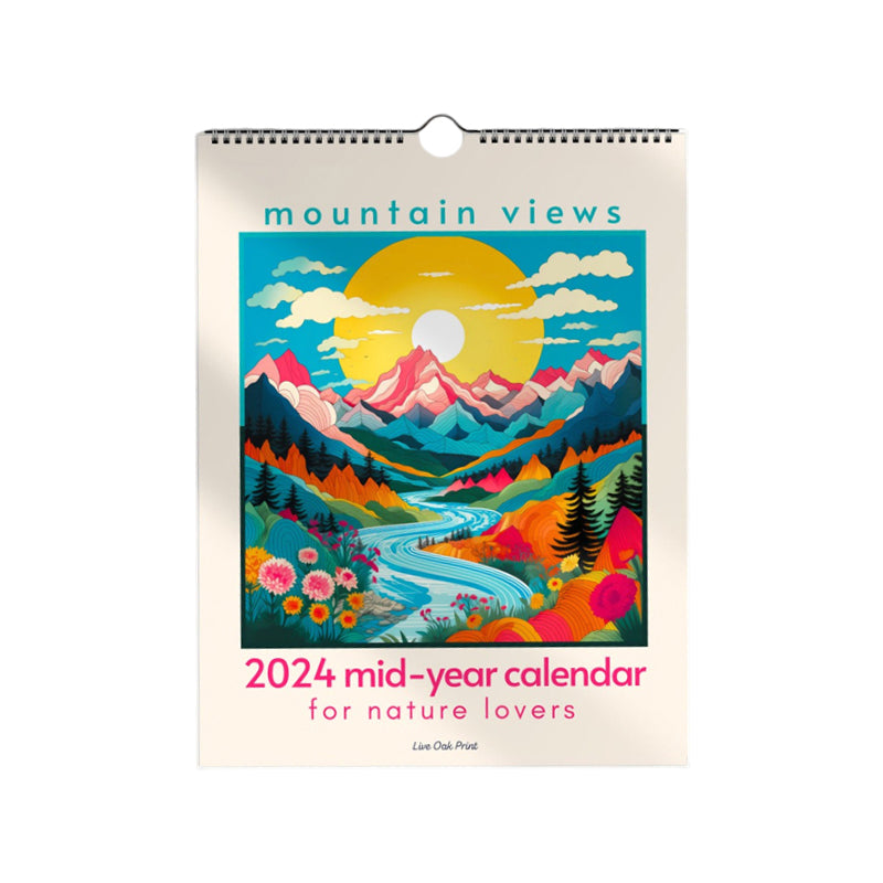 Mountain Views MID YEAR 2024 - 2025 Calendar