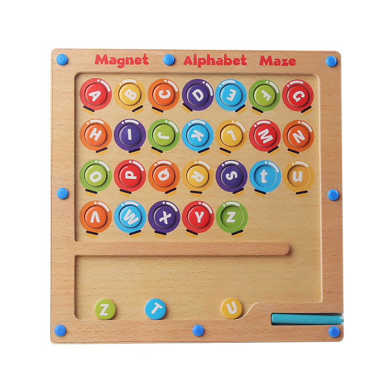 Magnetic Alphabet Maze Toy