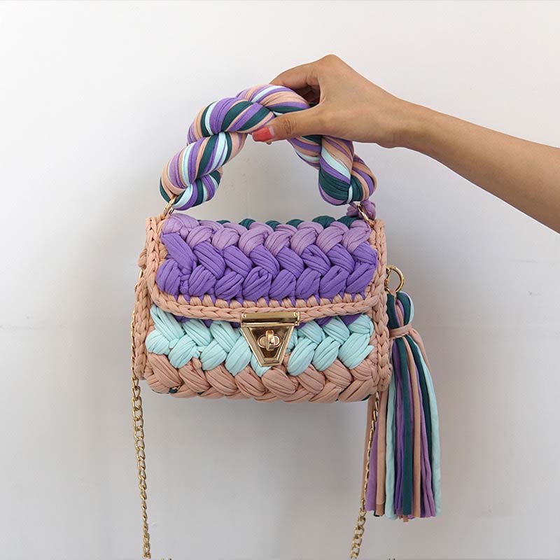 Ethnic Style Knitting Bag