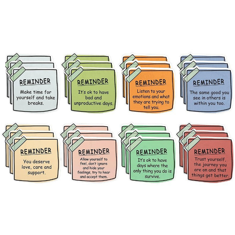 Mental Health Sticky Note Stickers（24 pcs）