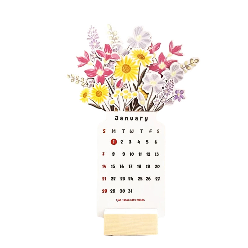 2024 Wooden Frame Calendar