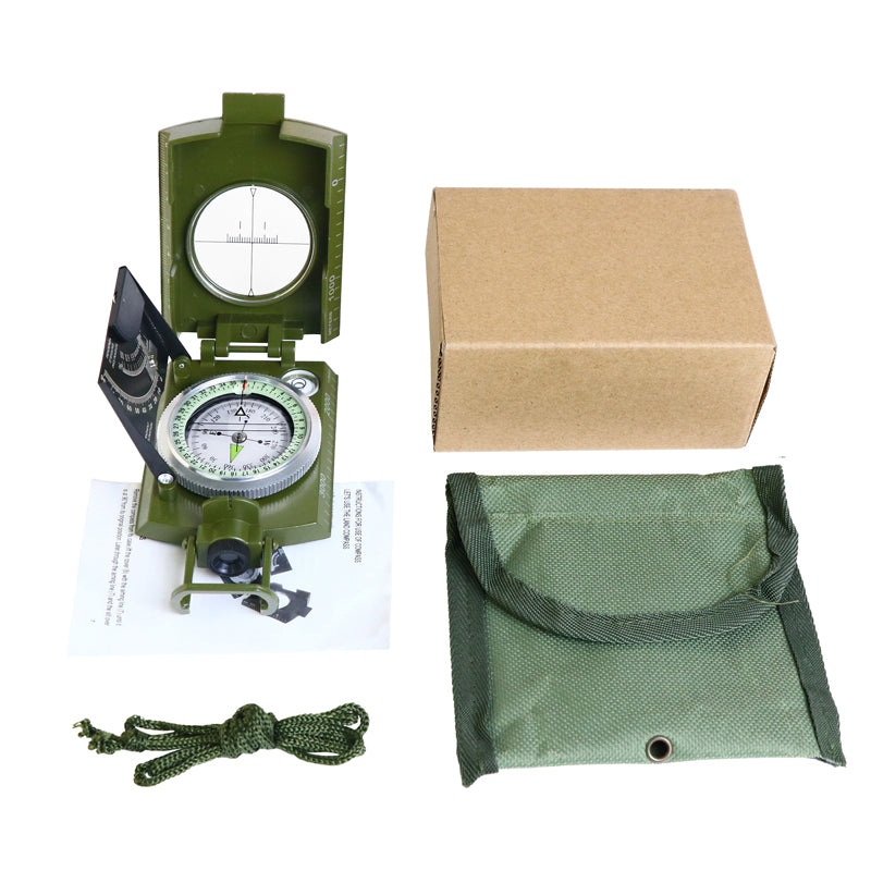 Military Grade Lensatic Sighting Compass