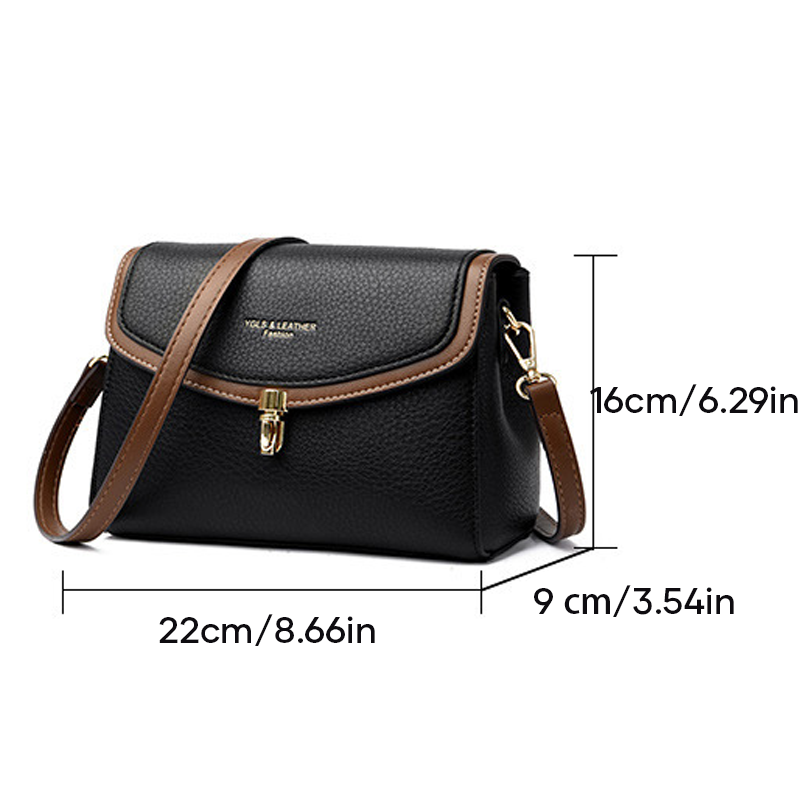 Women's Solid Elegant Crossbody Bag