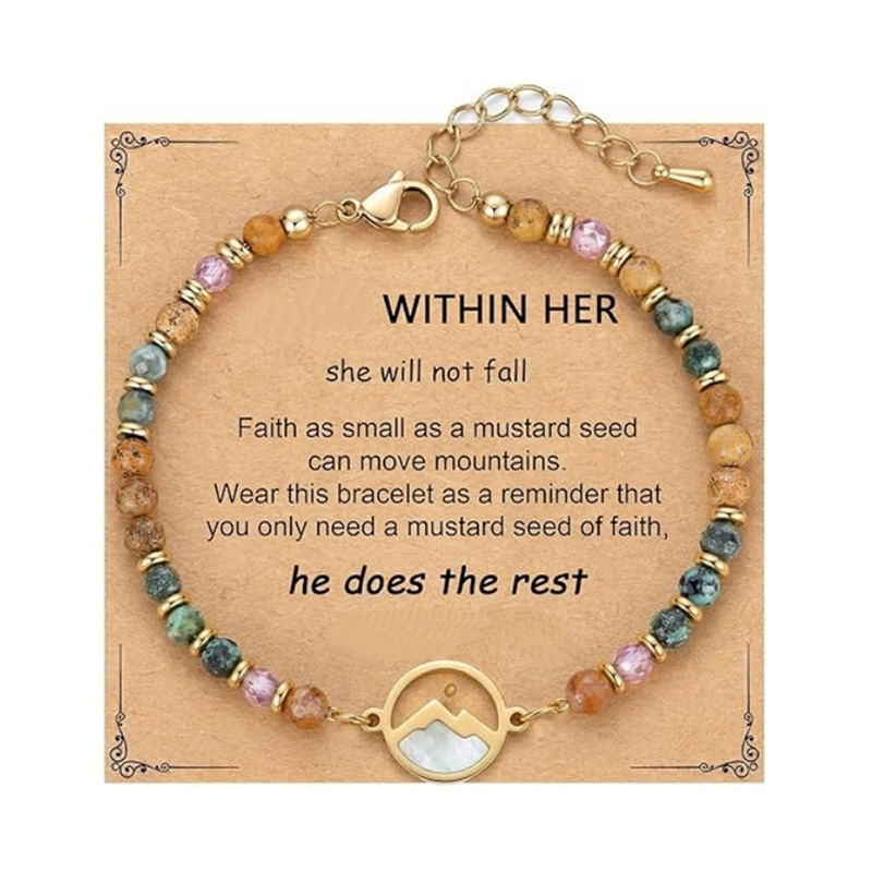 Women's Mustard Seed Beaded Bracelet