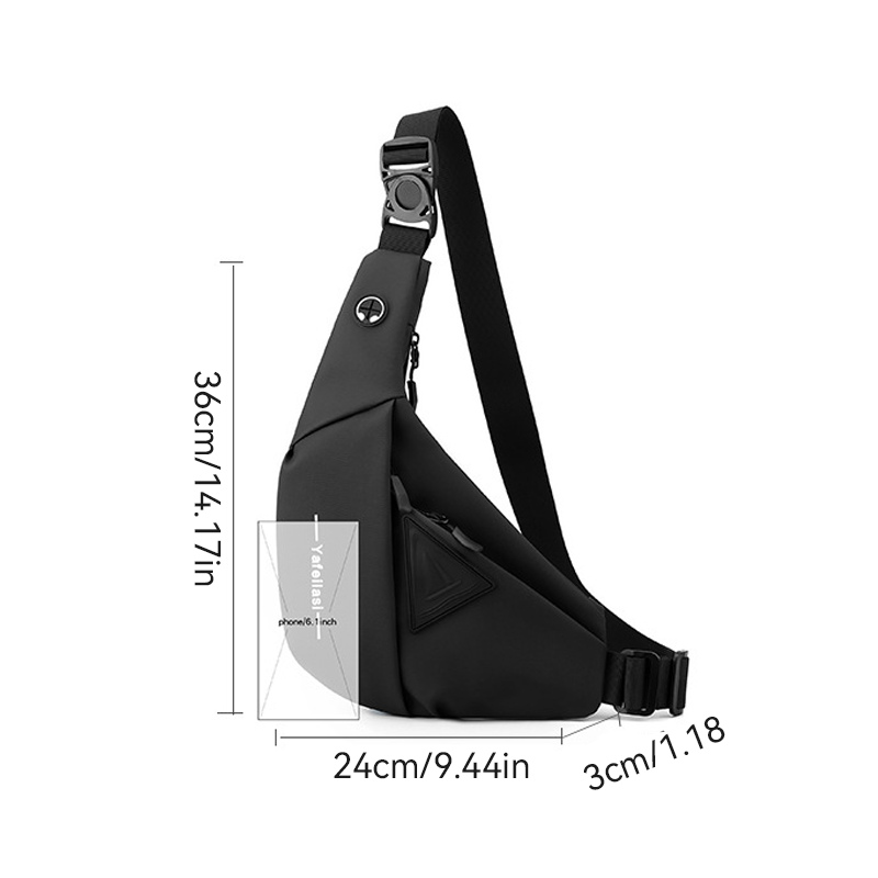 Splashproof Crossbody Chest Bag