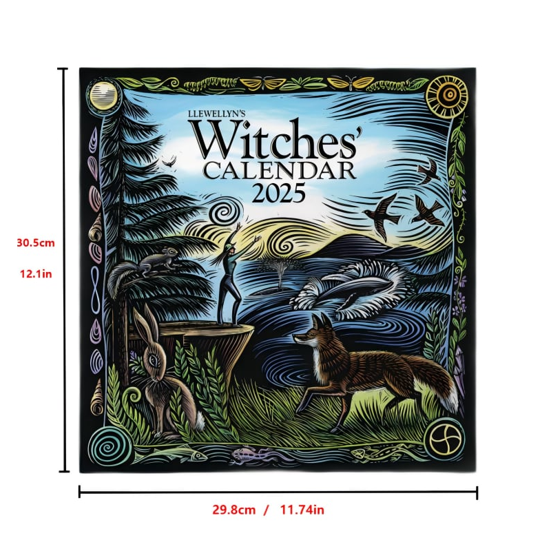 2025 Witches Calendar + Notebook