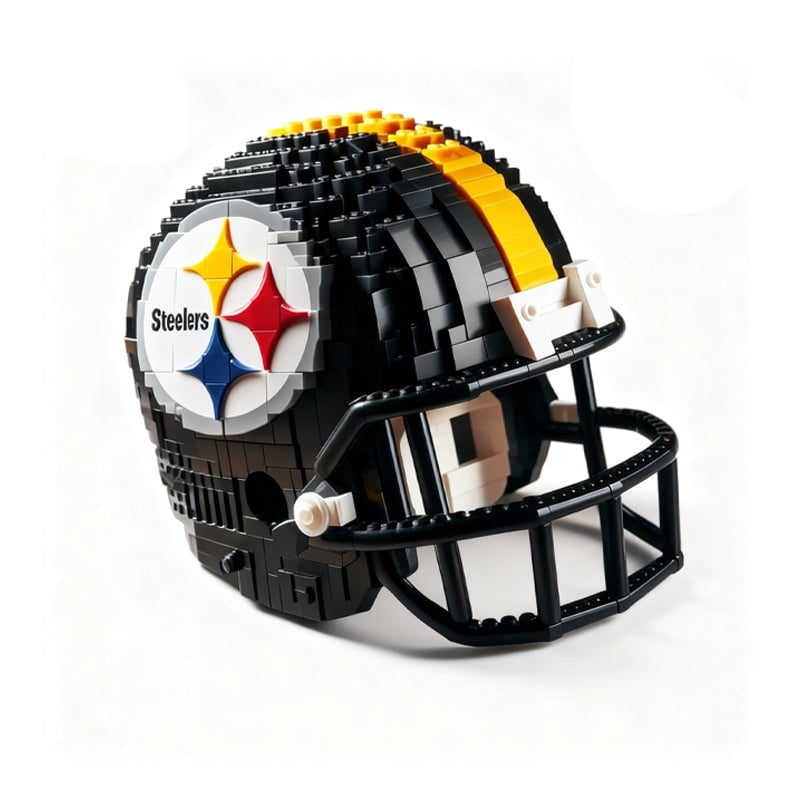 NFL Construction Helmet Building Blocks