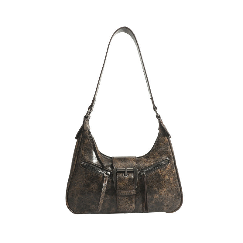 Women's Vintage PU Leather Shoulder Bag