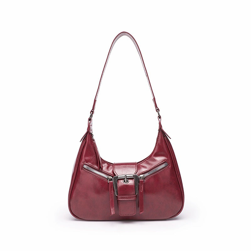 Women's Vintage PU Leather Shoulder Bag
