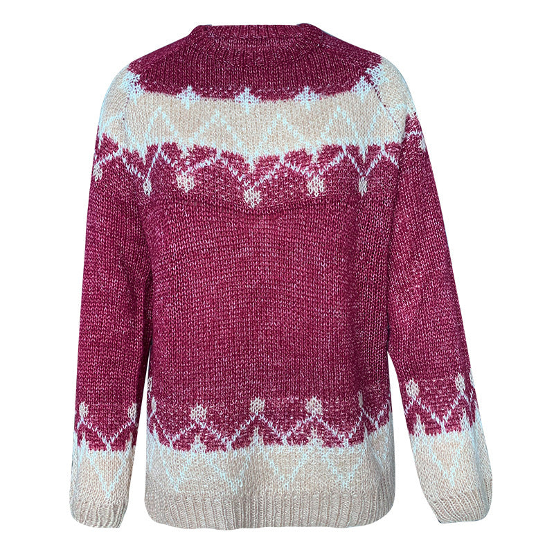 Mohair Chunky-Knit Sweater
