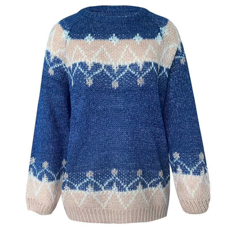 Mohair Chunky-Knit Sweater