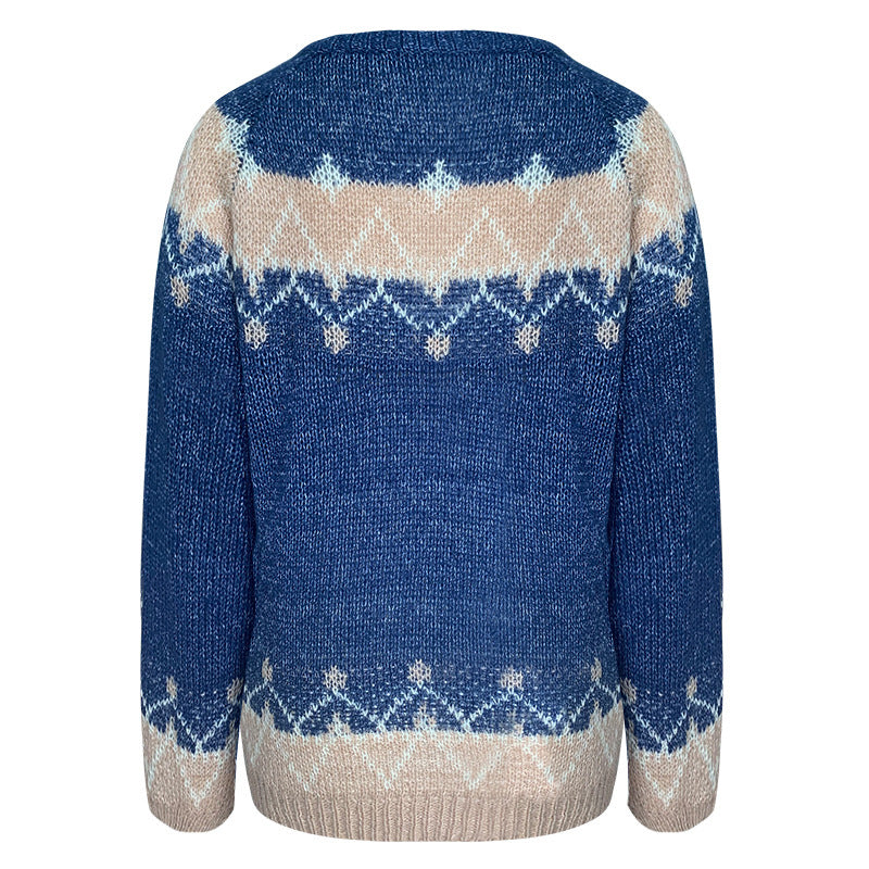 Mohair Chunky-Knit Sweater