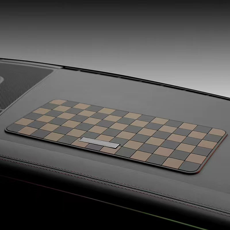 Car High-grade Checkered Non-slip Mat