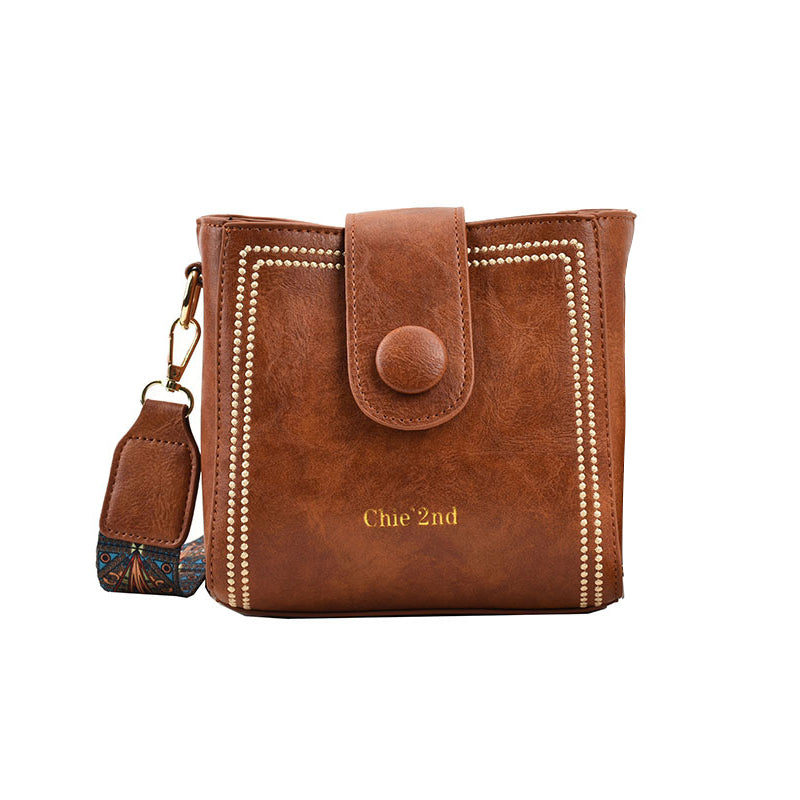 Bucket Retro Crossbody Bag