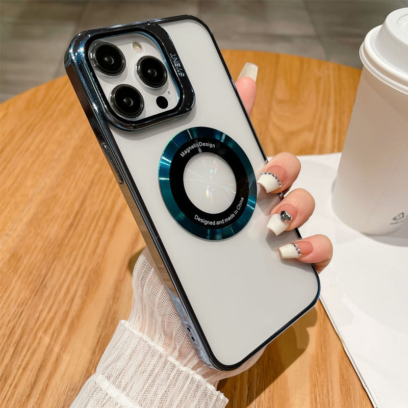 Magnetic iPhone Case with Lens Holder