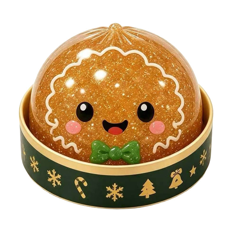 Christmas Baozi Glitter Jelly Stress Relief Squishy Toy