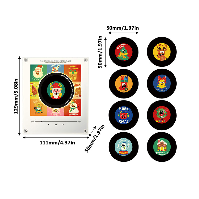 NFC-enabled music refrigerator magnet