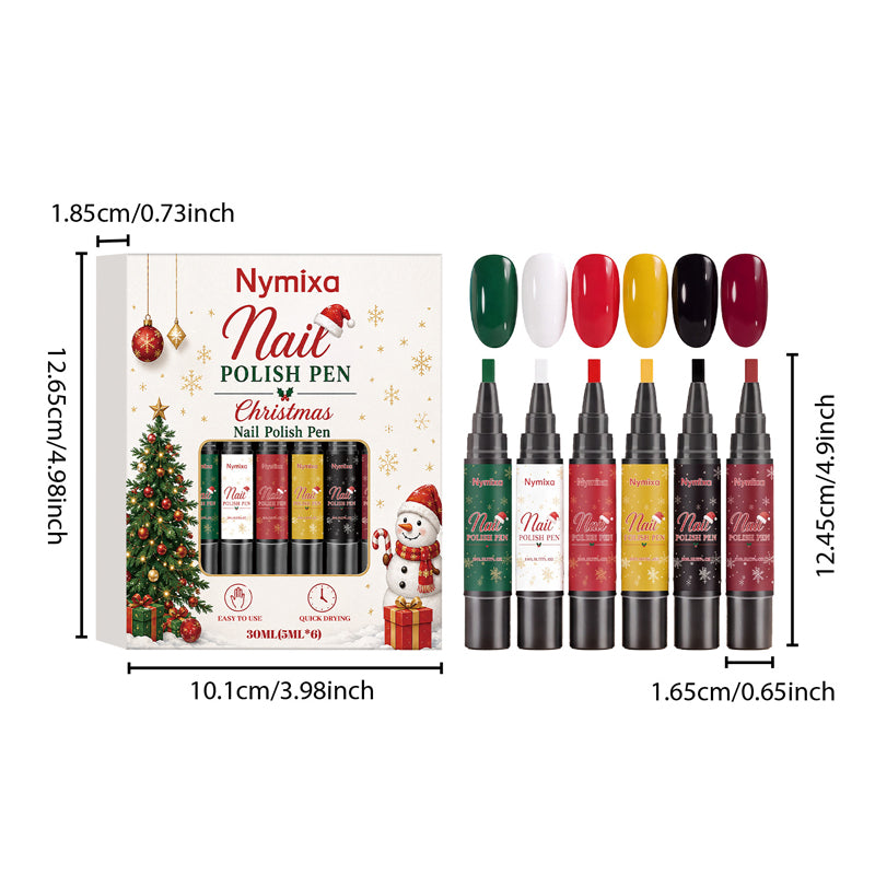 DIY Christmas Gel Nail Polish Pen