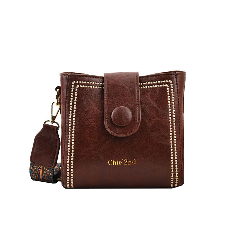 Bucket Retro Crossbody Bag