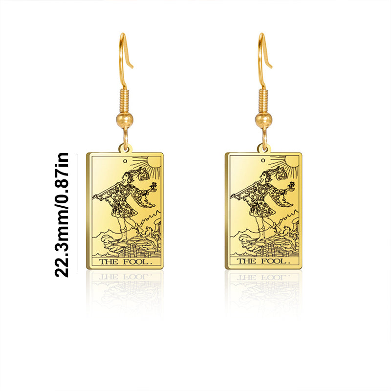 Tarot Card Earrings