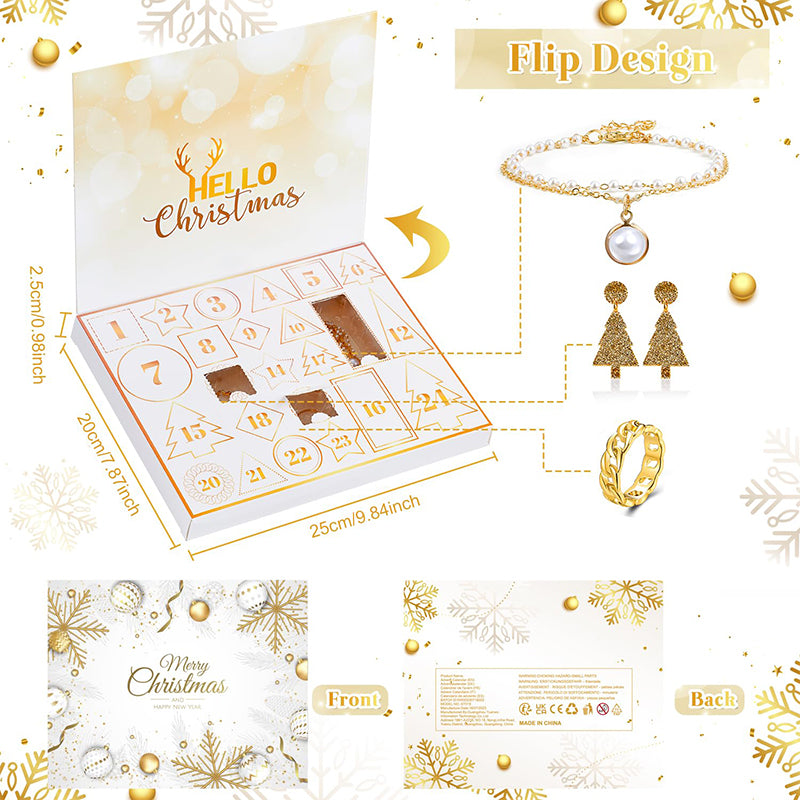 24 Day Jewelry Christmas Advent Calendar