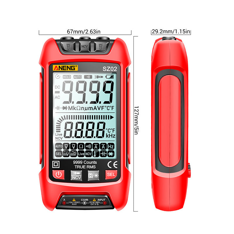 Anti-Burning Automatic Digital Display Small Universal Meter