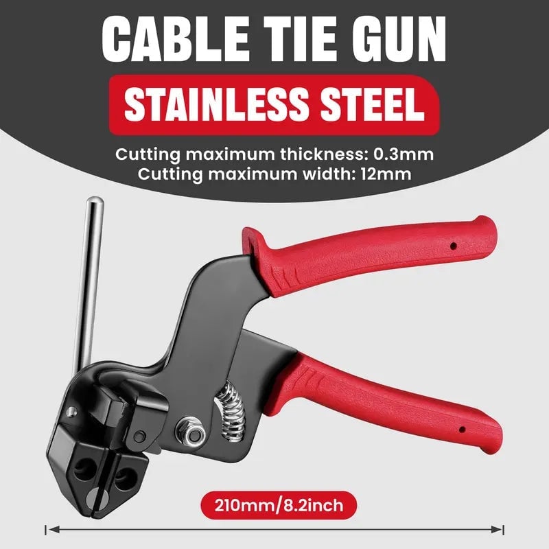 Heavy Duty Stainless Steel Tie Gun Kit