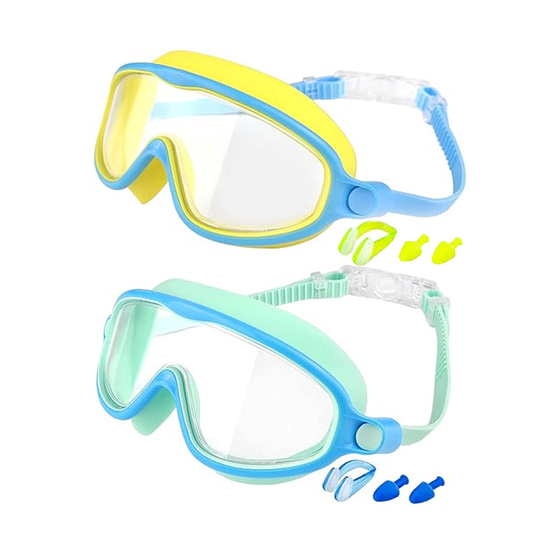 High Definition Waterproof Anti-fog Large Frame Swimming Goggles