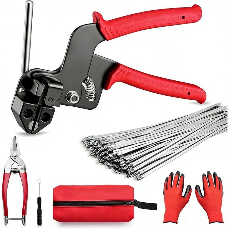 Heavy Duty Stainless Steel Tie Gun Kit