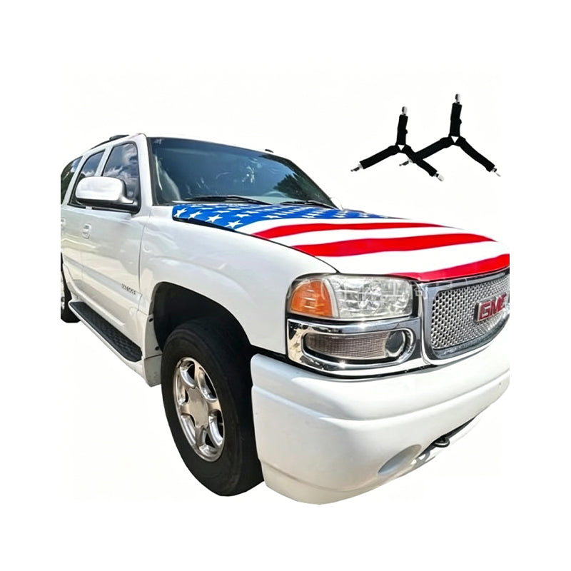 American Patriot Car Flag & Hood Cover Set