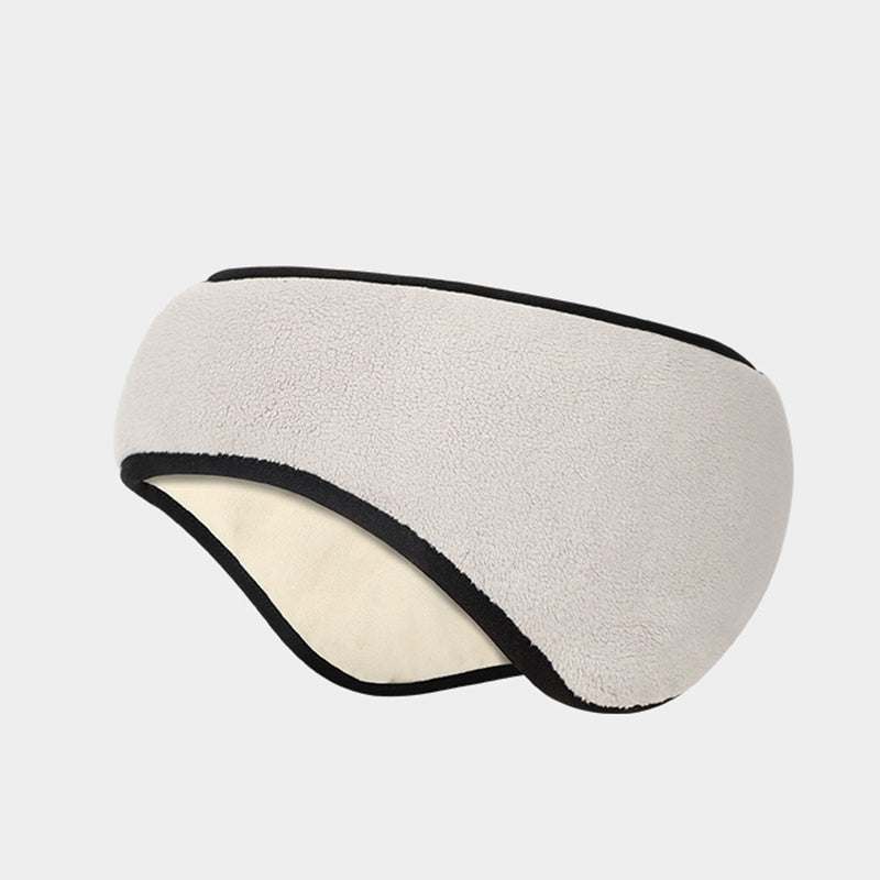 Plush noise-canceling earmuffs