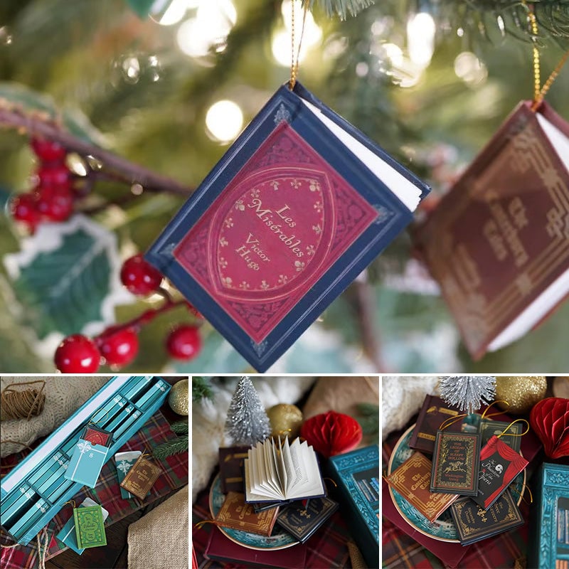 【Best Gift】Mini book ornament advent calendar