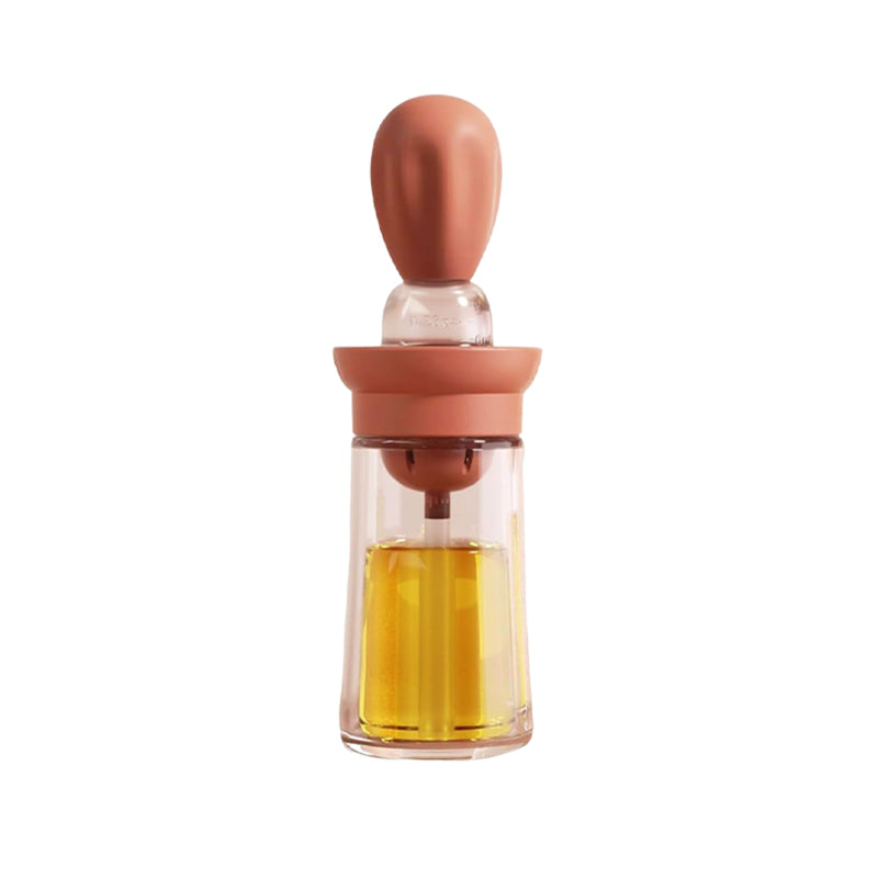 Oil Dispenser Bottle with Silicone Brush