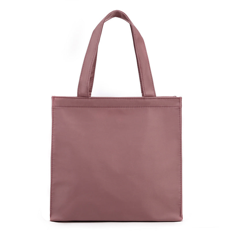 Versatile Solid Color Handbag