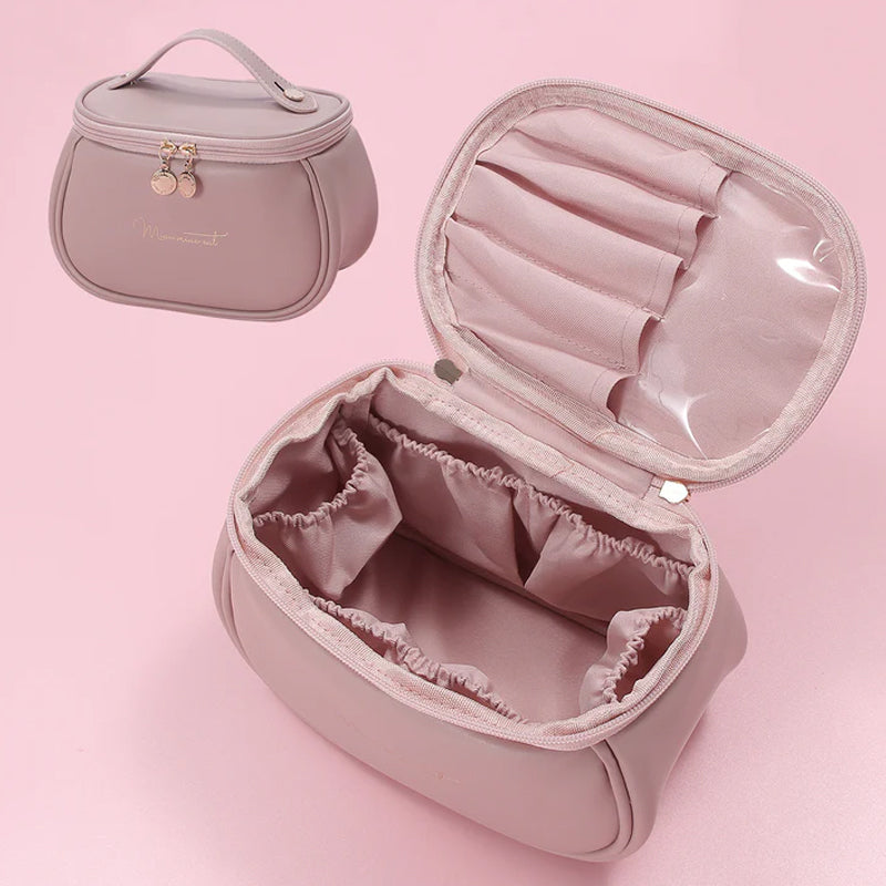 PU Leather Travel Makeup Bag