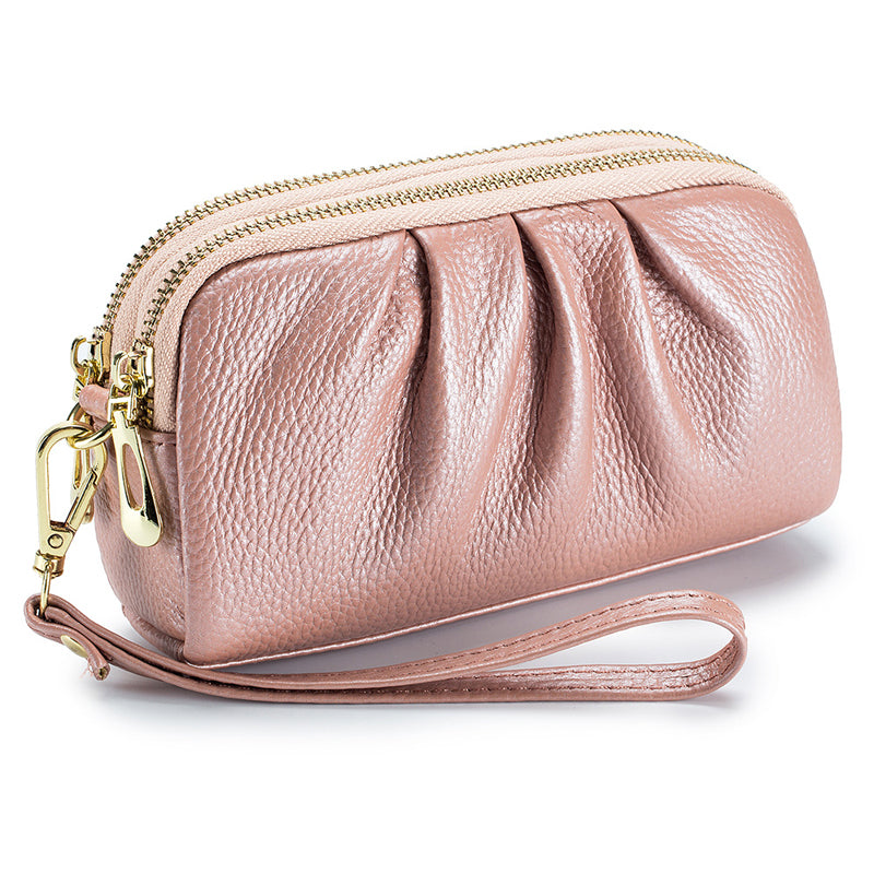 Double zip mobile phone case