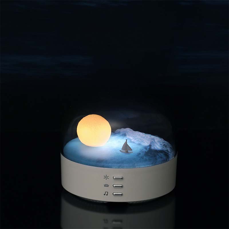 Crescent Bluetooth Speaker Atmosphere Night Light