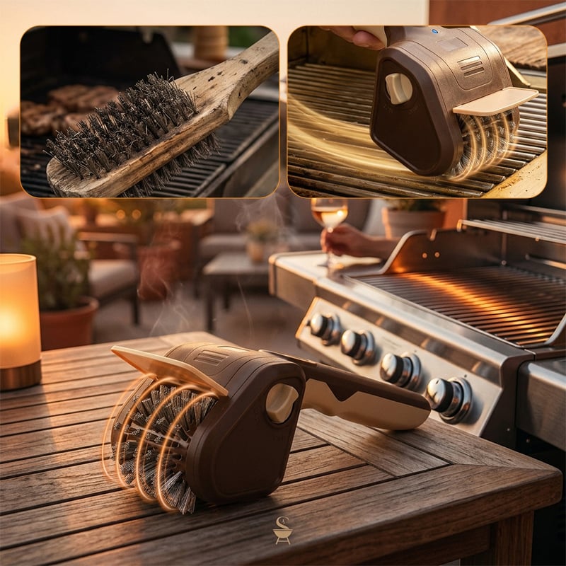 Electric BBQ Grill Brush
