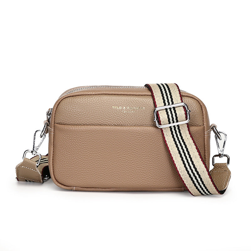 Wide Strap Crossbody Bag