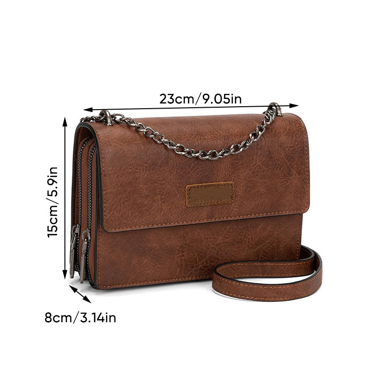Double-layer flip cover bag