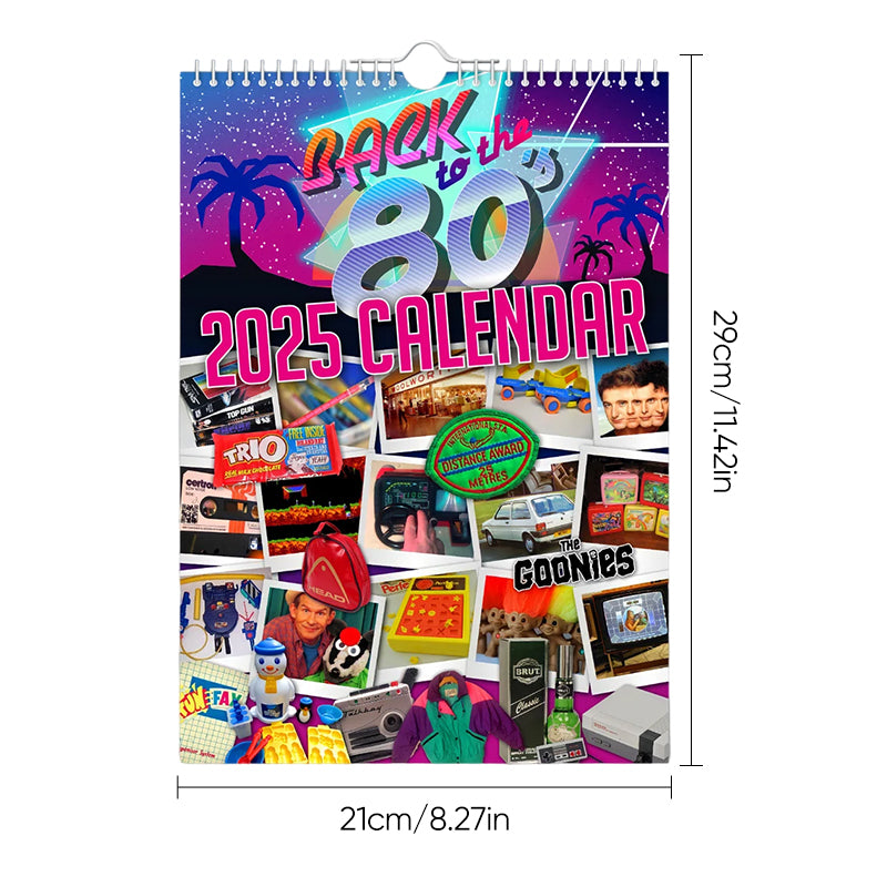 Back to the 80’s - 2025 Wall Calendar